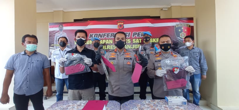 Polres Cianjur Amankan Pelaku Pembacokan