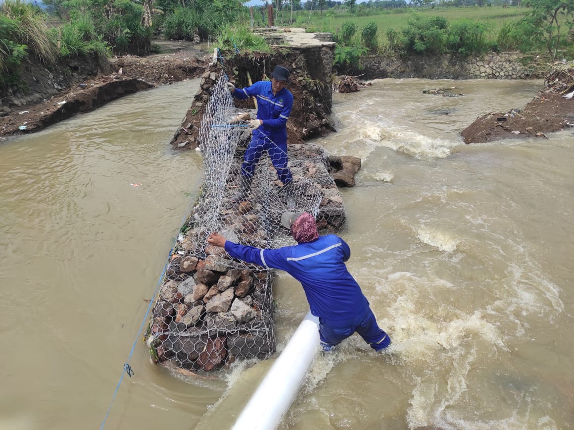 Banjir Kembali Hantam Wilayah Ciherang, Puluhan Hektar Sawah dan Rumah Terendam