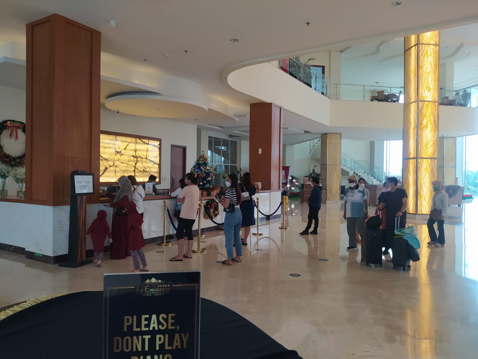 Tingkat Hunian Le Eminence Hotel Jelang Tahun Baru Capai 43 Persen