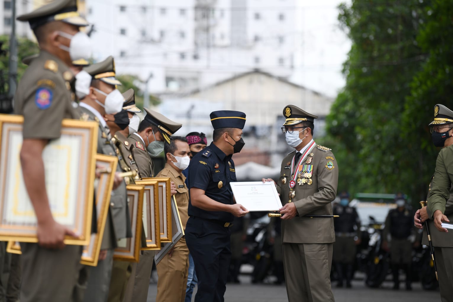 Ridwan Kamil Sebut Masyarakat Jabar Patuh Terhadap Aturan di HUT Satpol PP ke-73