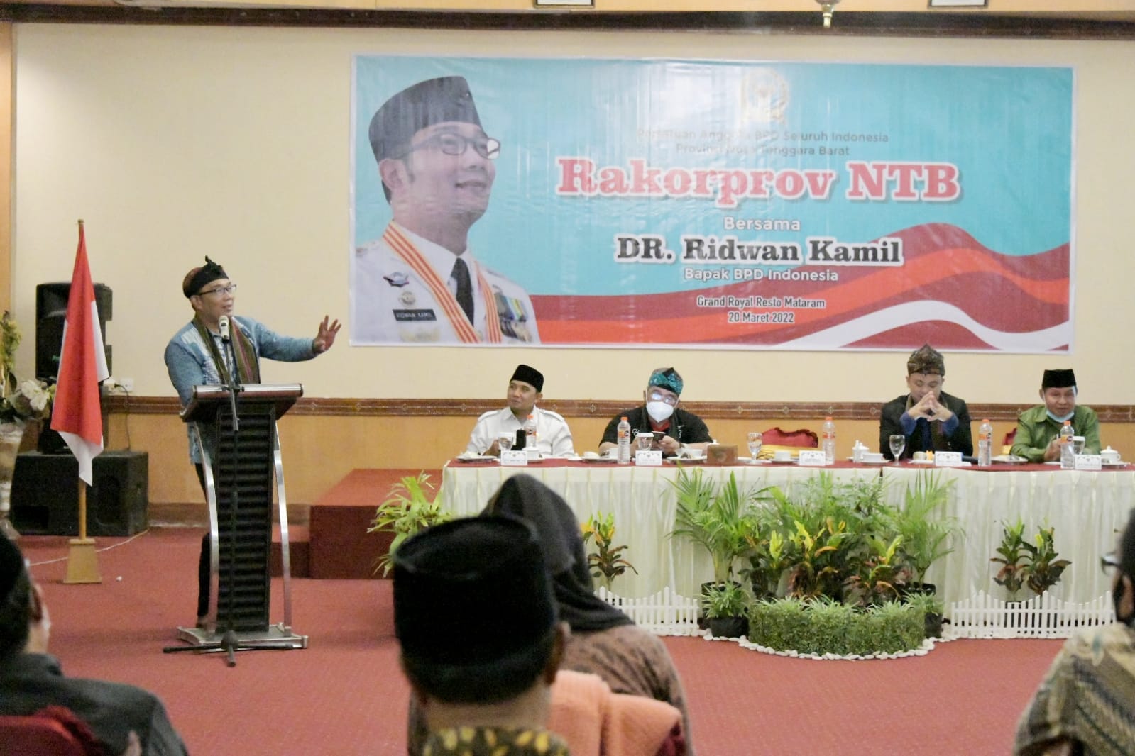 Ridwan Kamil Promosi Desa Digital ke PDABPDSI NTB