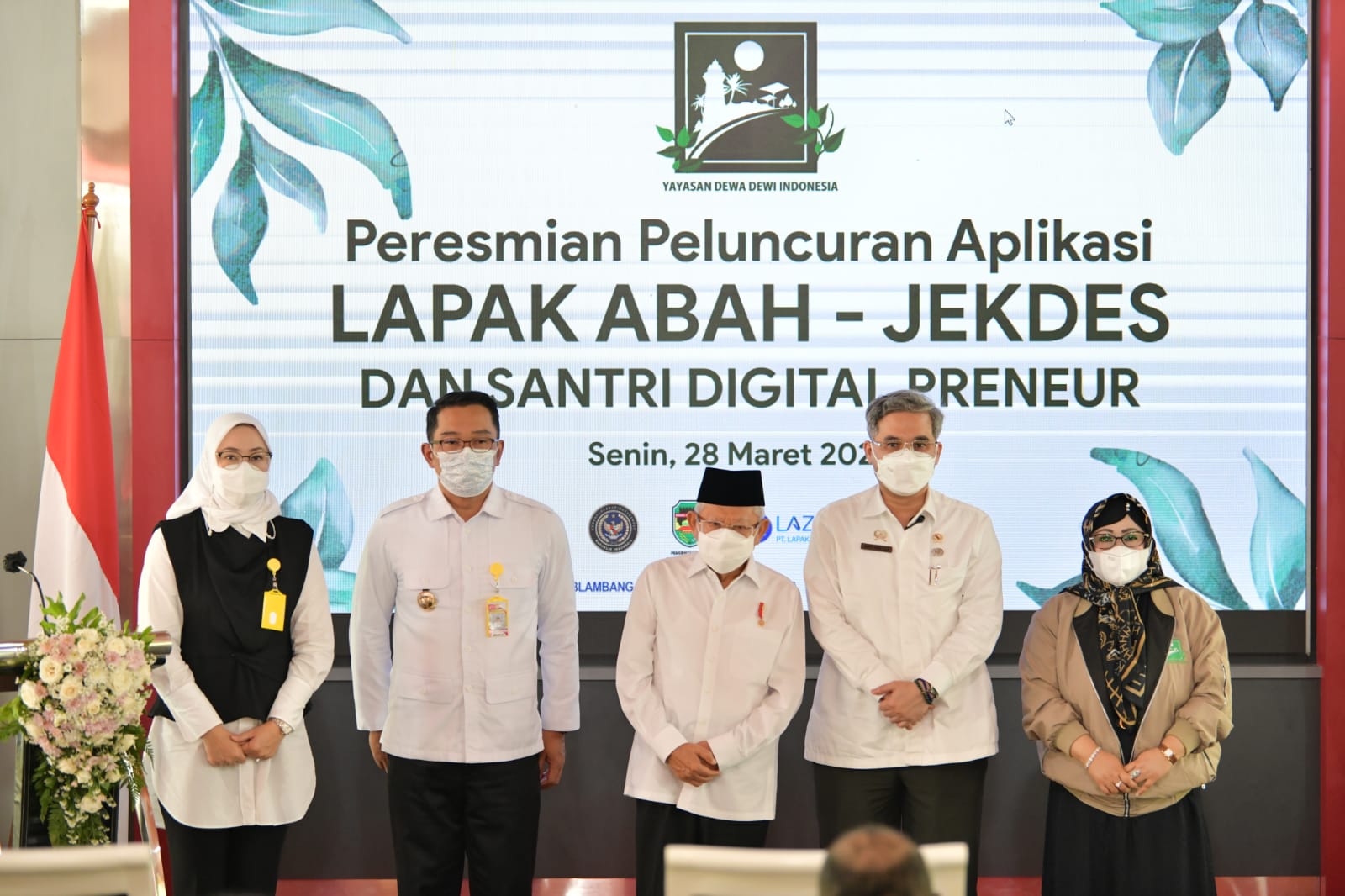 Wapres Apresiasi Aplikasi Lapak Abah-Ojek Desa yang Diluncurkan Gubernur Jabar Ridwan Kamil