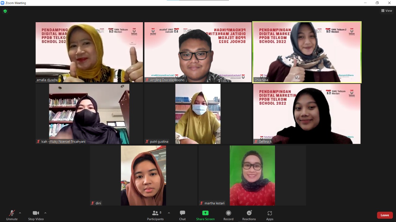 Universitas Telkom Gelar Workshop Pemasaran Digital Bagi Guru SMK Telkom 1 Medan