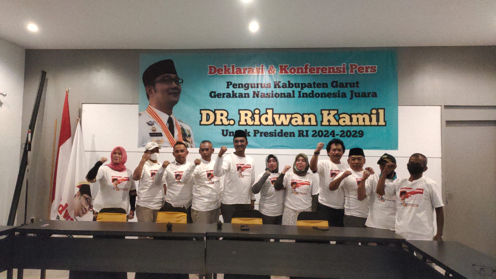 Gerakan Nasional Indonesia Juara Deklarasikan Dukung Ridwan Kamil Capres di 2024