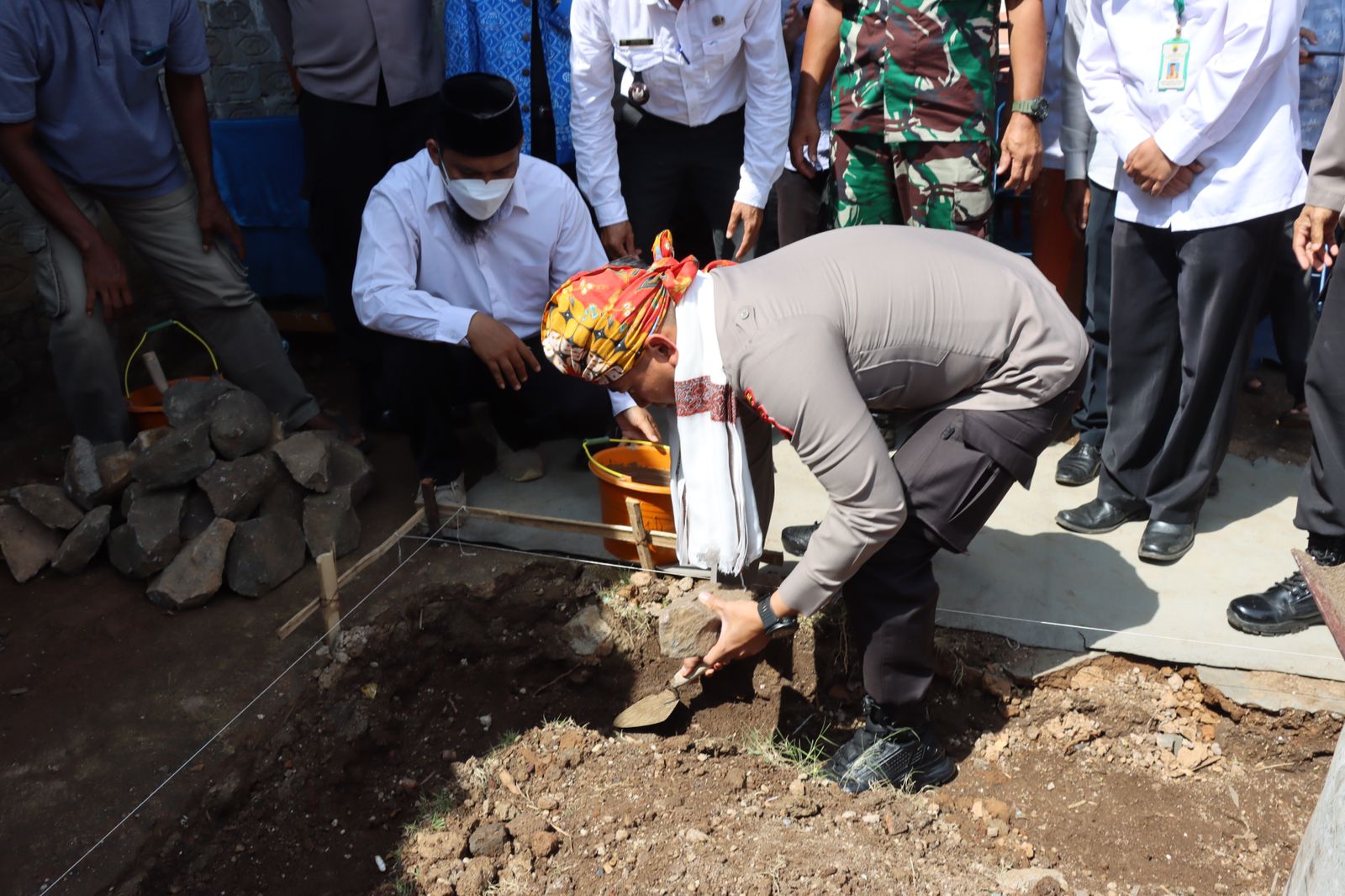 Polres Cianjur Bangun Rutilahu Jadi Layak Huni