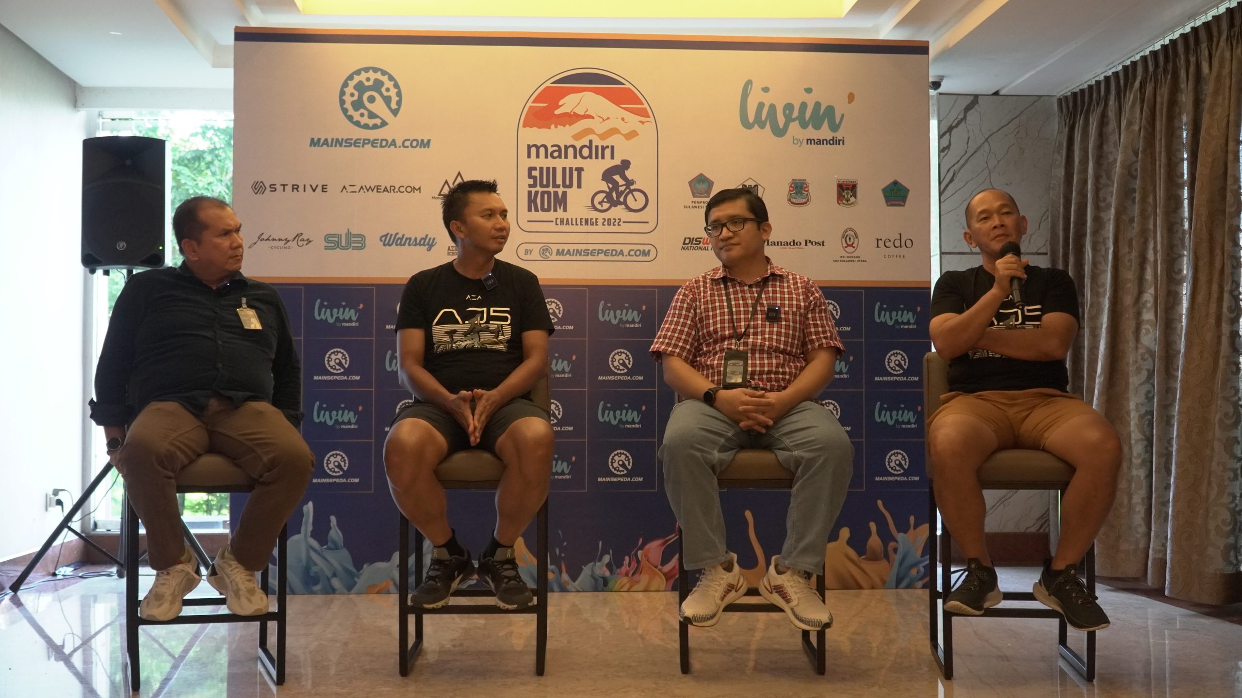 300 Cyclist Siap Taklukkan Mandiri Sulut KOM Challenge 2022