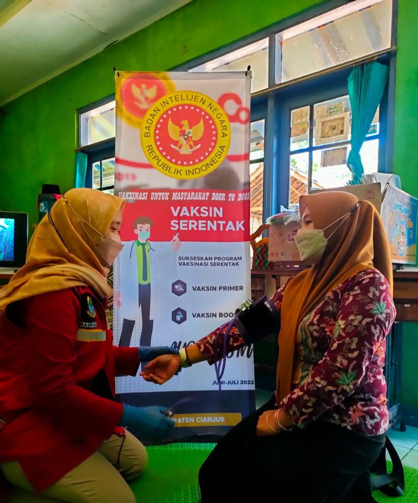 BIN Kembali Gelar Vaksinasi Covid-19 di Cilaku, Sebanyak 2.000 dosis