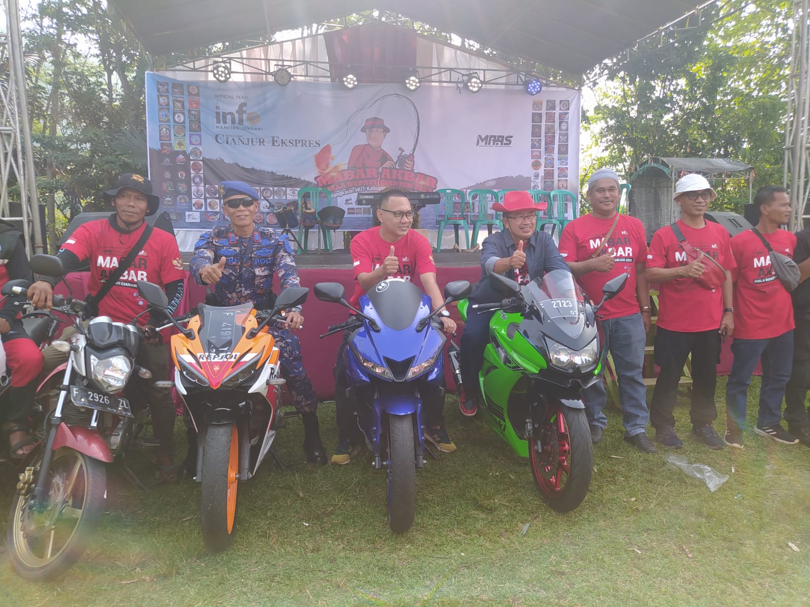 1.200 Peserta Mabar Akbar Piala Bupati Cianjur 2022 Siap Bersaing Mendapatkan Hadiah 9 Unit Motor