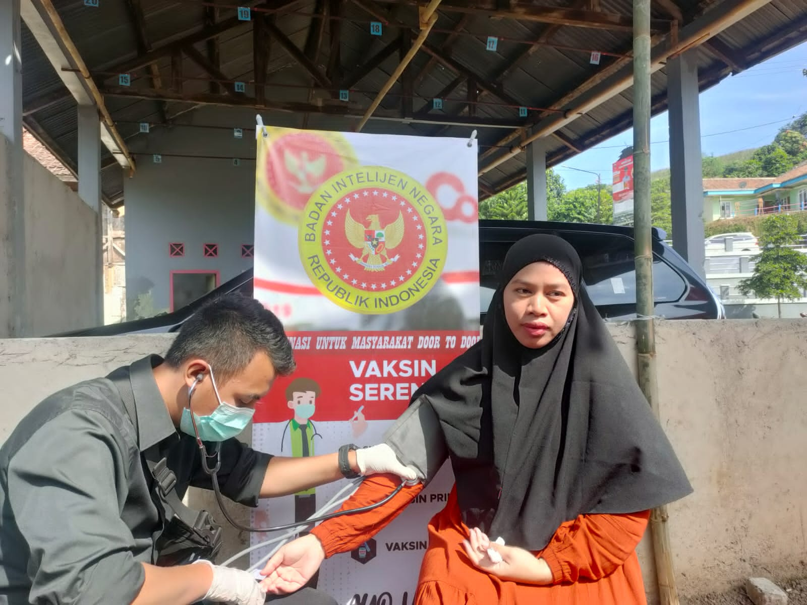 BIN Gelar Gebyar Vaksinasi Covid-19 di Empat Desa Kecamatan Sukanagara, Targetkan 4.000 Dosis