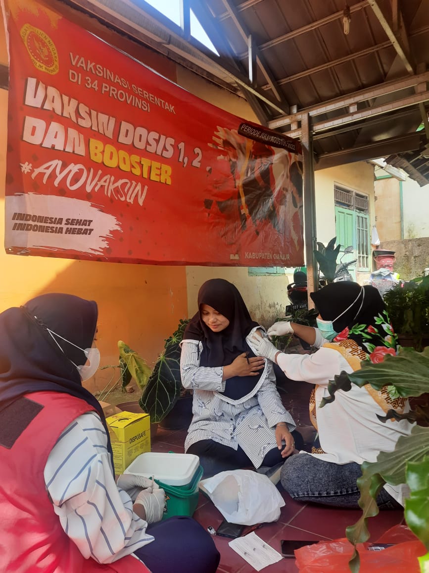 BIN Gelar Gebyar Vaksinasi Covid-19 di Cilaku Cianjur Sebanyak 2.000 Dosis